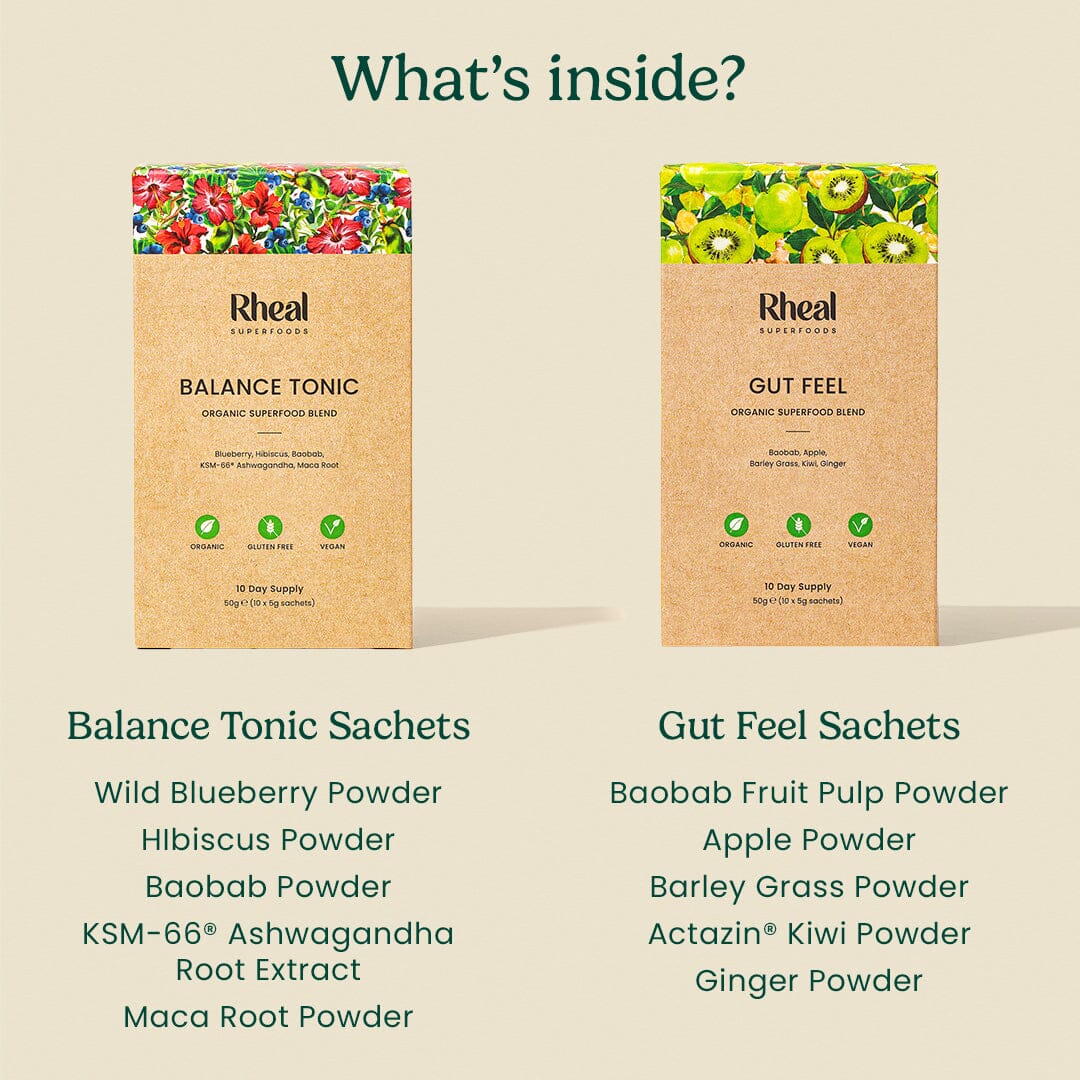 Gut Feel PK10 sachet + Balance Tonic PK10 sachet + Bottle Bundle - Image 2